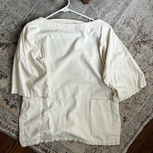 Black Crane Boatneck Top S